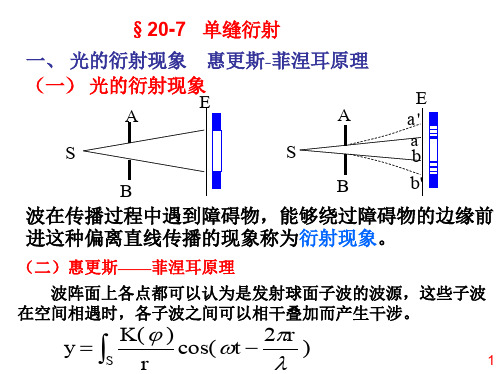 单缝衍射