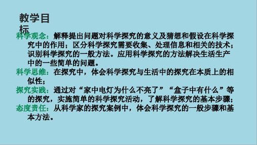 2023浙教版七上科学1.5科学探究