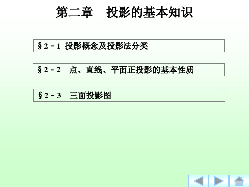 第二章投影基础知识解析