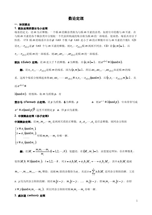 [VIP专享]高中数学竞赛专题讲座---同余理论及其应用(二)