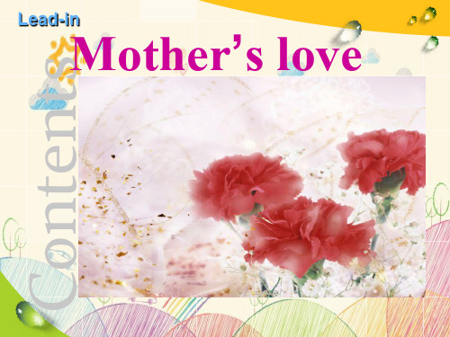 Unit1 text A mother27s letter to the world 图文