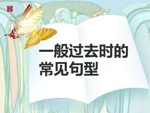 一般过去时的各种句型