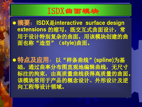 ISDX曲面模块