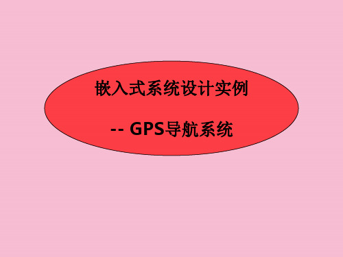 嵌入式系统实例GPS导航仪ppt课件