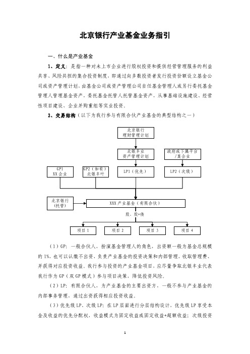 《产业基金及并购基金业务指引》20151225