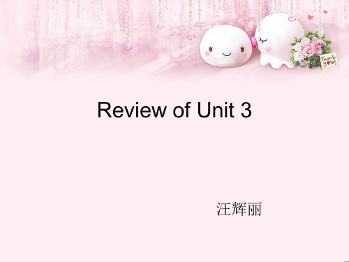 Review of Unit3