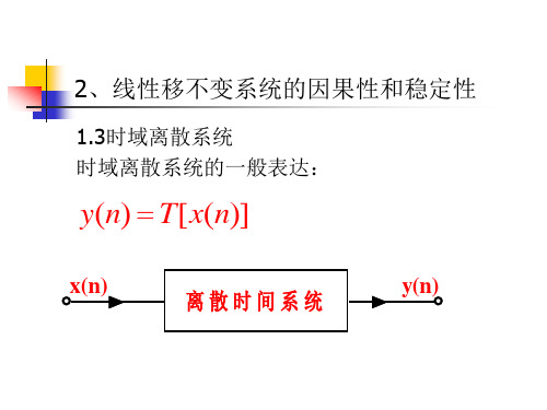 线性时不变系统的因果和稳定性