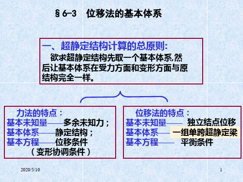 位移法的基本体系.