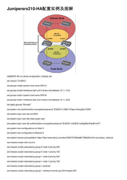 Junipersrx210-HA配置实例及图解
