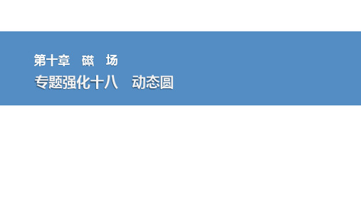 2025高考物理总复习动态圆问题