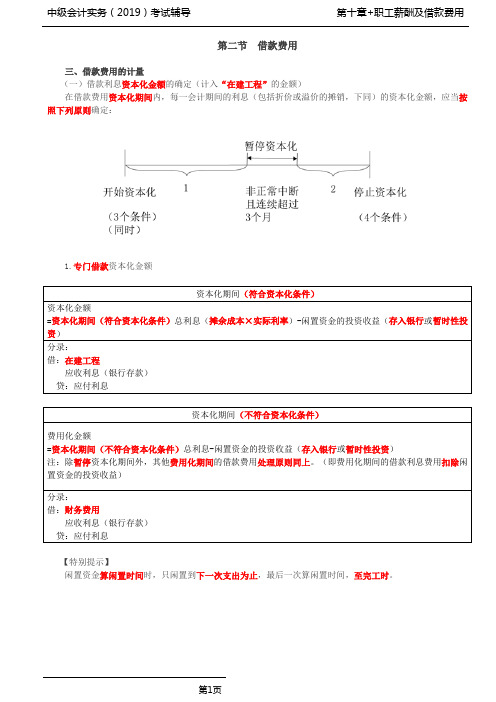 中级会计实务 第47讲_借款费用的计量(1)