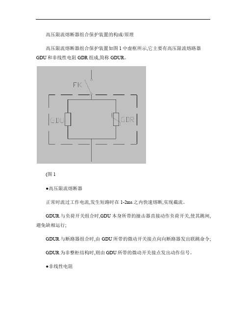 GDUR高压限流熔断器组合保护装置