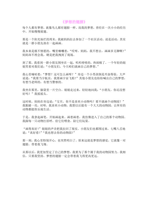 《梦想的翅膀》