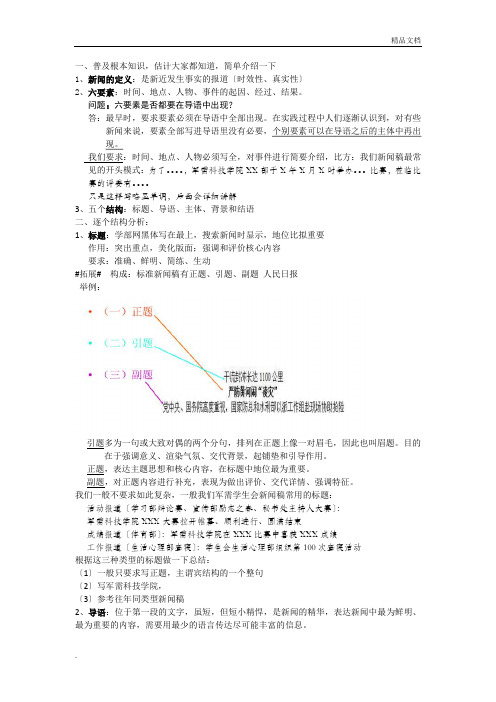 新闻稿写作培训