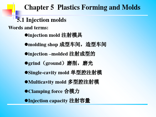 材控专业英语5Plastics_forming_and_molds