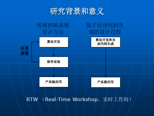 RTW知识介绍