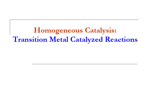 15-Homogeneous Catalysis