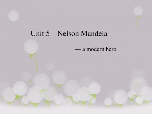 Unit-5-Nelson-Mandela课件