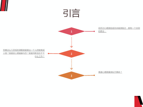 心理测量和测验的发展史