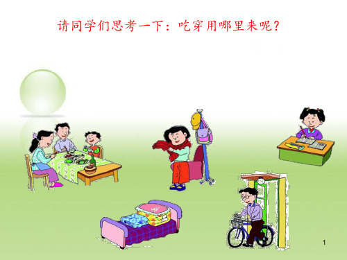 品德与社会-人教版-四年级下吃穿用哪里来PPT课件