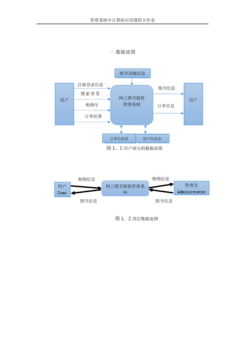 售书系统数据库设计E-R模型图流程图功能图