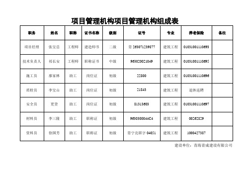 开工、复工报告