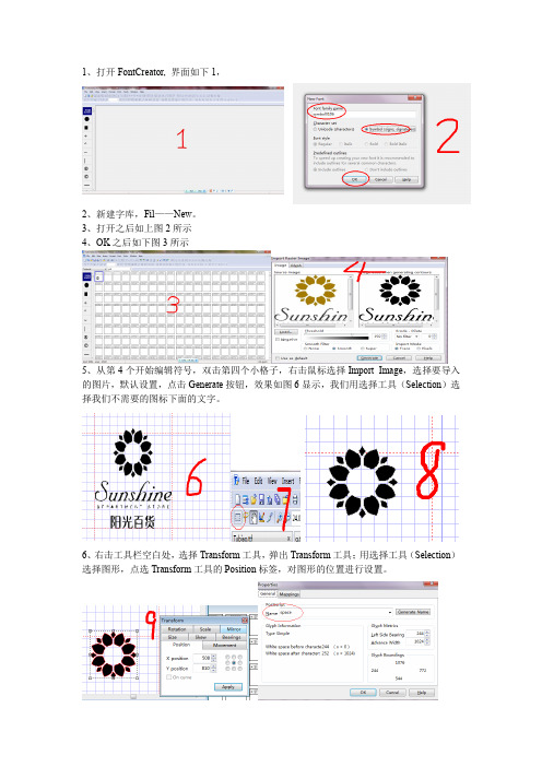 FontCreator制作ArcGIS符号