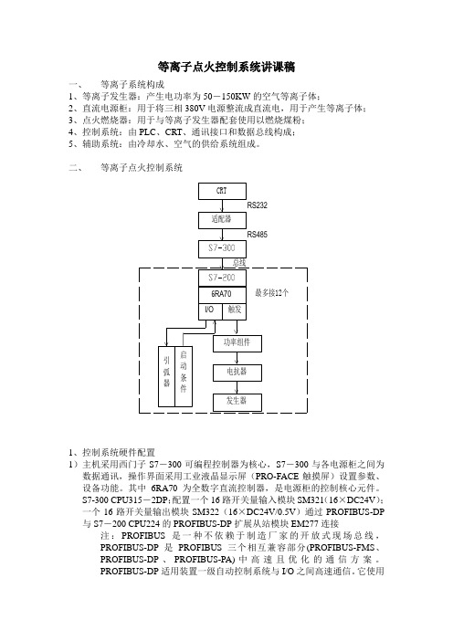 等离子点火控制系统讲课稿