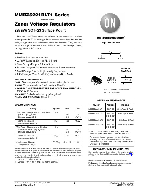 MMBZ5245BL中文资料