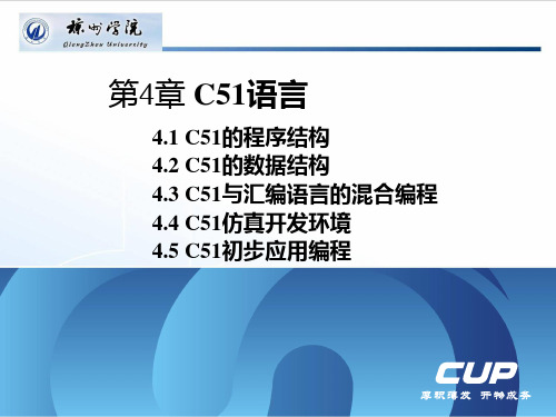 第4章单片机的C51语言PPT课件