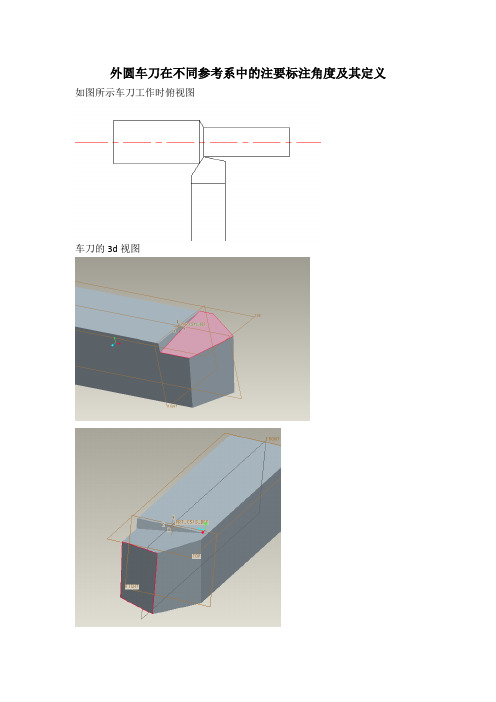 刀具个角度定义及三D图  docx