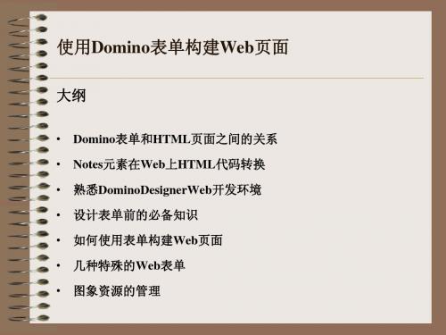 domino web设计教程