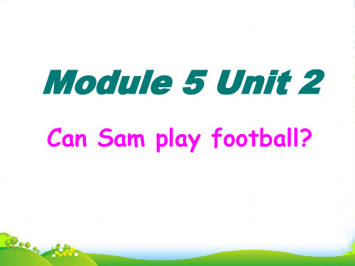外研社四年级英语上册M5U2-课件