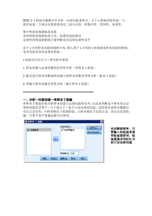 SPSS数据分析——t检验