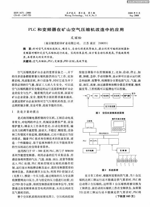 PLC和变频器在矿山空气压缩机改造中的应用