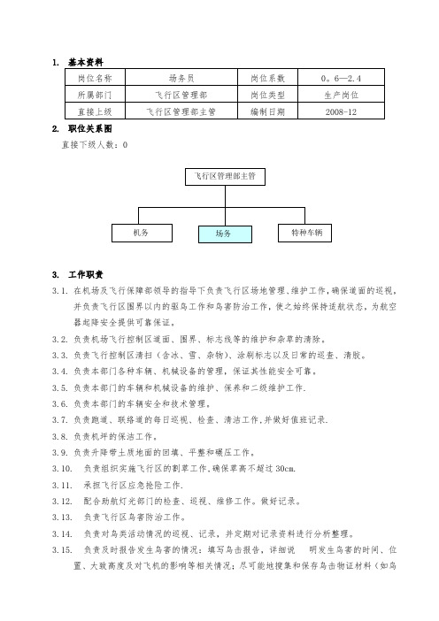 017.飞行区管理部场务岗位说明书