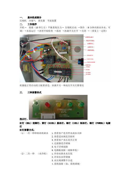 久景制冰机维修资料