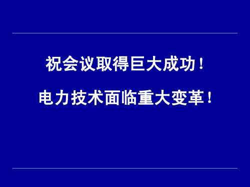 余贻鑫-智能电网的基本理念