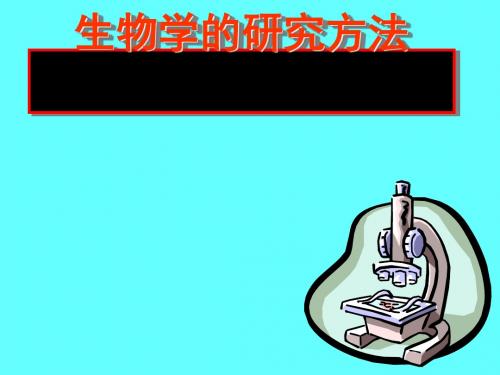 生物学的研究方法PPT课件2