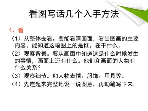 一二年级看图写话《知错就改》