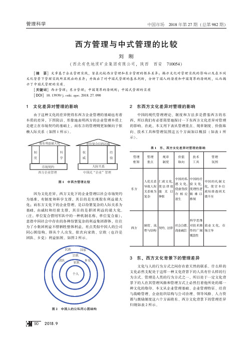 西方管理与中式管理的比较