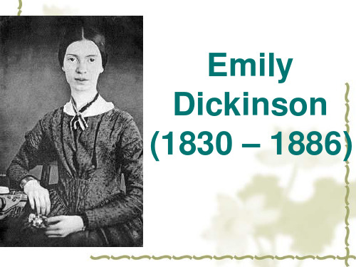 poems Emily_Dickinson重要_ppt