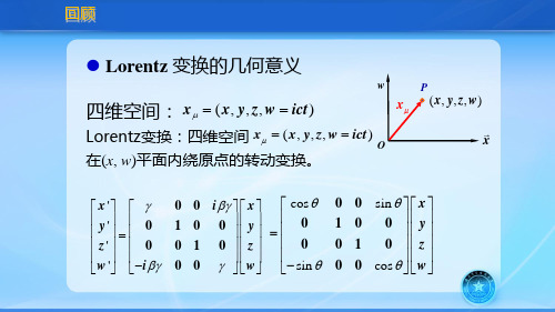 相对论质点力学方程