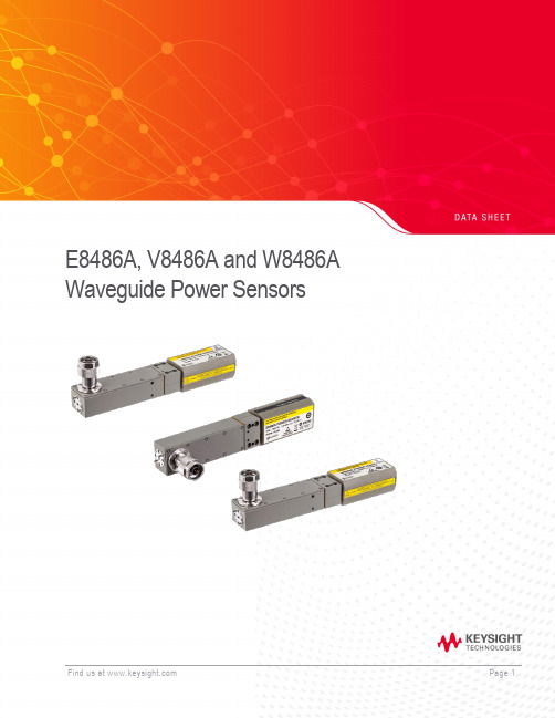 Keysight波导功率传感器说明书