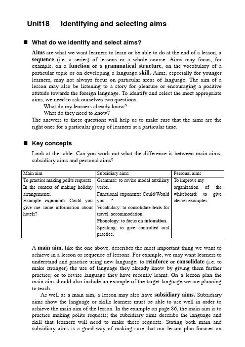 剑桥英语教学能力认证考试教程-TKT Course-Unit18