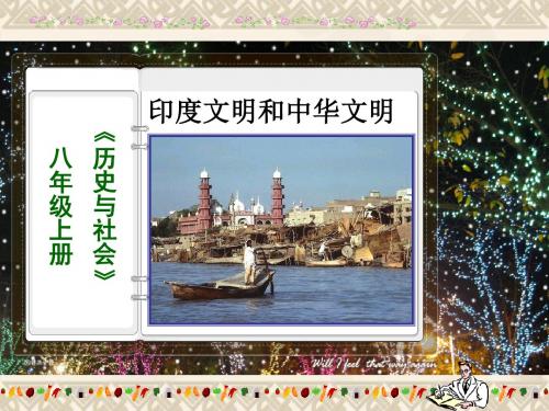 八年级历史与社会上册 第二单元 第一课 得天独厚的大河文明课件(二) 人教版