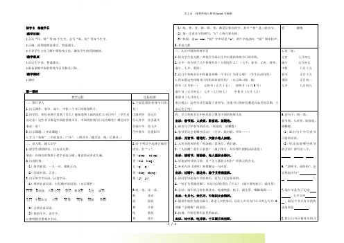 部编版二年级语文下册02.识字2传统节日 (2)优质教案