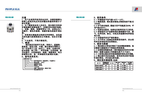 TD(S)GC系列接触调压器