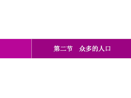 商务星球版初中地理八年级上册精品教学课件 第1章 中国的疆域与人口 第2节 众多的人口