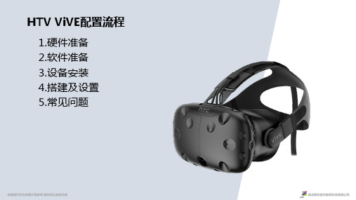 HTC vive使用指南ppt课件